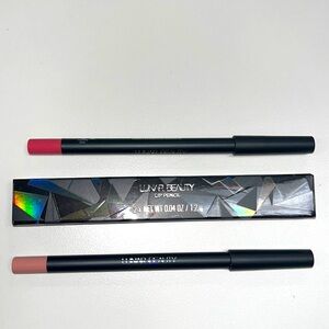 NIB Lunar Beauty lip pencil duo, new unused Doodle and Blush in color.